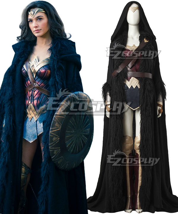

DC Wonder Woman 2017 Movie Diana Prince Cloak Cosplay Costume - Only Cloak, Belt, Strap