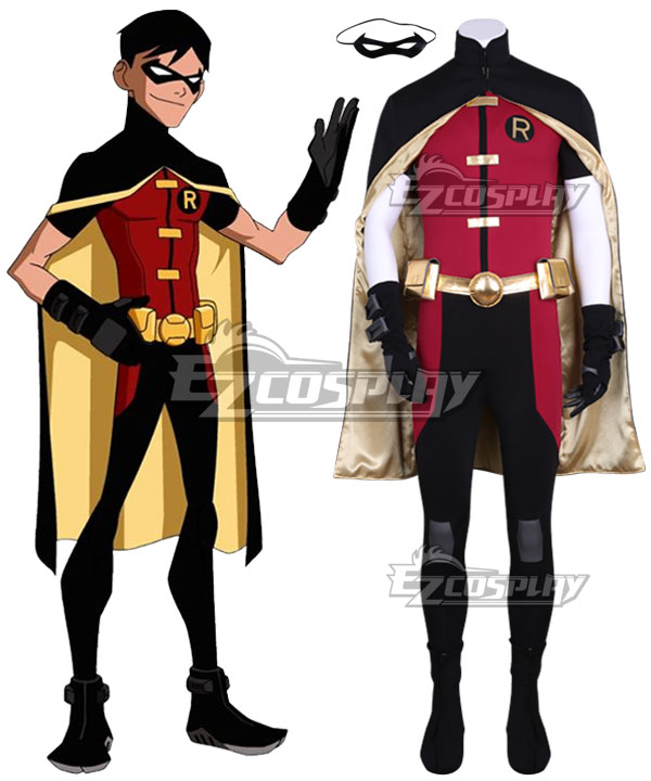DC Young Justice Robin Cosplay Costume