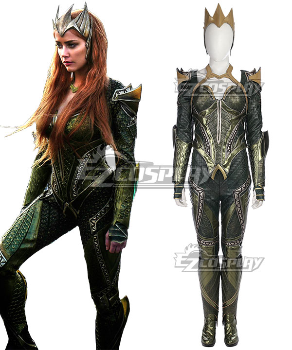 DC Justice League Movie Mera Cosplay Costume