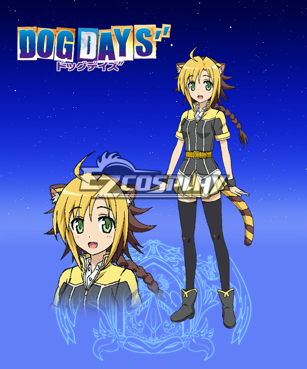 

DOG DAYS'' Jaune Clafoutis Cosplay Costume