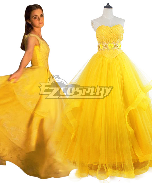 

Disney Beauty and The Beast Movie 2017 Belle Cosplay Costume