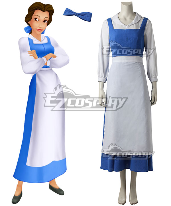 Disney Comic Beauty and The Beast Belle Cosplay Costume