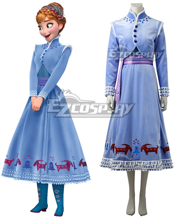 

Disney Olaf's Frozen Adventure Anna Cosplay Costume