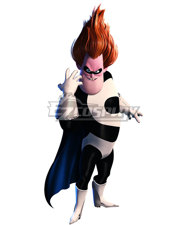 Incredibles 2 Syndrome Men's Cosplay Wig – Brown Wavy Hair (HM-650) – Halloween Costume