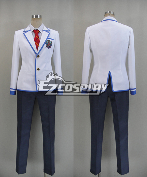 

Daitoshokan no Hitsujikai Kakei Kyotarou Takamine Ikkei School Uniform Cosplay Costume-New Ver.