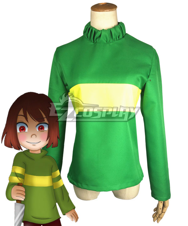 

Undertale Frisk Green Cosplay Costume