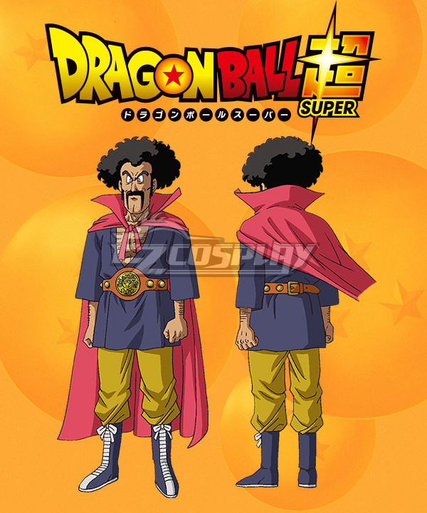Dragon Ball Super Hercule Ring name Mark Cosplay Costume