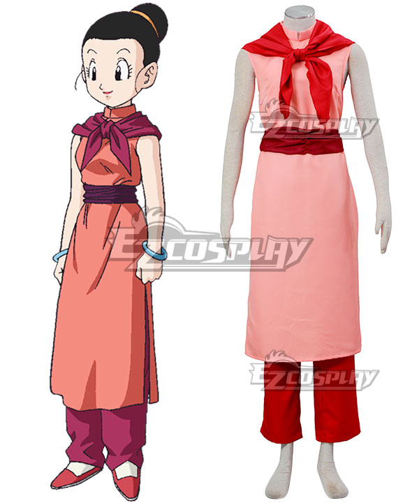 Dragon Ball Z Chi Chi Cosplay Costume - A Edition