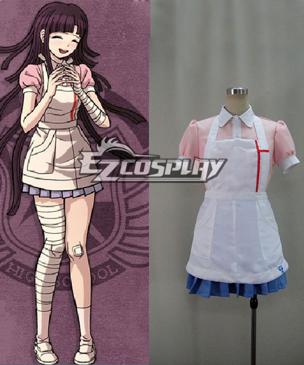 

Super Danganronpa Dangan Ronpa 2 Mikan Tsumiki Maid Cosplay Costume Dress