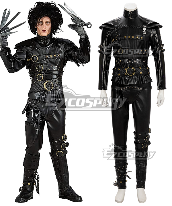 Edward Scissorhands Horror Halloween Cosplay Costume