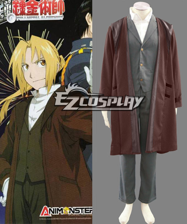 

Fullmetal Alchemist Edward Elric Cosplay Costume - A Edition