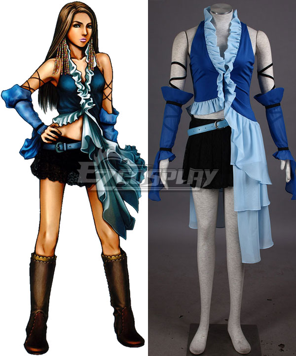 Final Fantasy X-2 Yuna Lenne Cosplay Costume