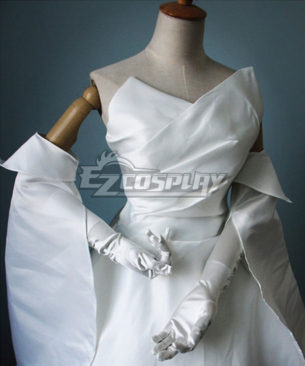 Final Fantasy XV Lunafreya Nox Fleuret Wedding Dress Cosplay Costume
