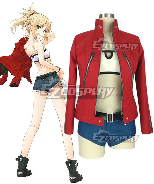 Fate Apocrypha Saber of Red Mordred Casual Clothes Cosplay Costume