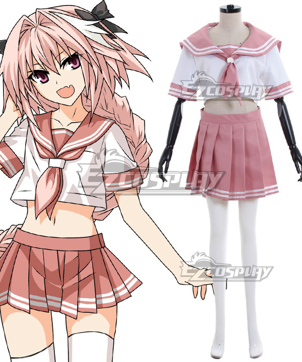 Fate Apocrypha Rider of Black Astolfo Sailor Suit Cosplay Costume