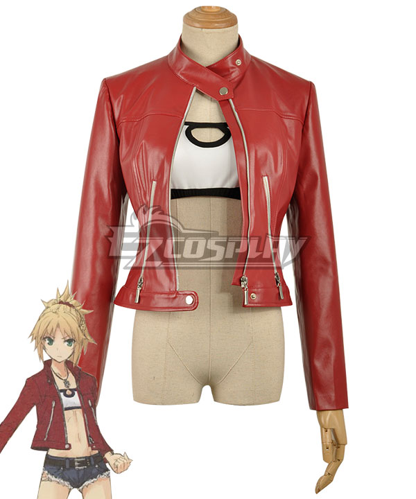 Fate Apocrypha Saber of Red Mordred Casual Clothes Cosplay Costume - Only Top, Coat