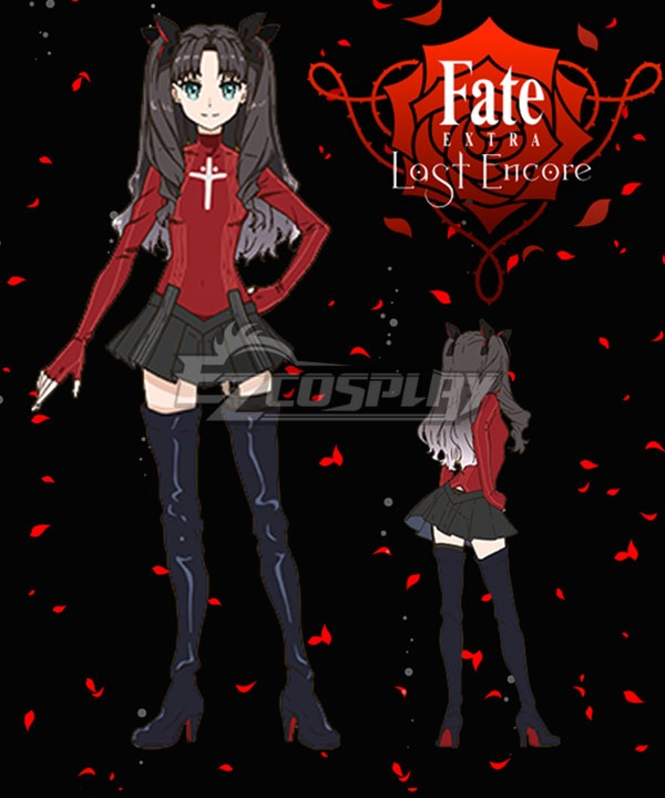 Fate EXTRA Last Encore Rin Tohsaka Cosplay Costume