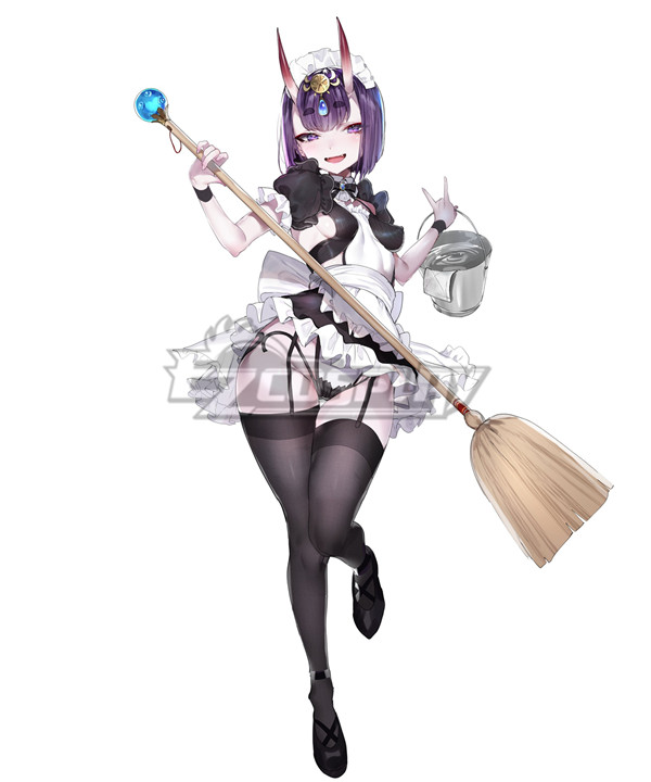 Fate Grand Order Assassin Shuten Douji Maid Cosplay Costume