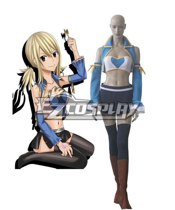 Fairy Tail Lucy Heartfilia After Seven Years Cosplay Costume