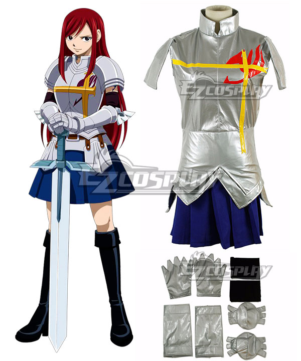 Fairy Tail S-Class Mage Erza Scarlet Cosplay Costume