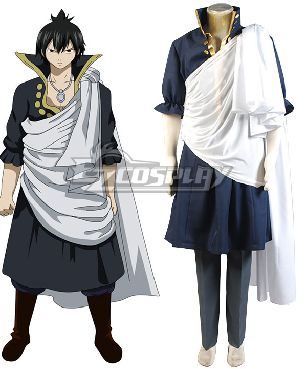 Fairy Tail The Black Wizard Zeref Dragneel Cosplay Costume - A Edition