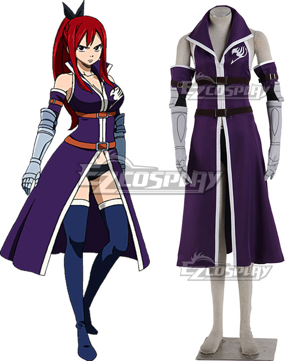 Fairy Tail Erza Scarlet Ilusa Cosplay Costume