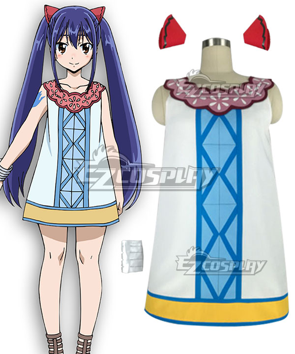 Fairy Tail: Dragon Cry Wendy Marvell Cosplay Costume
