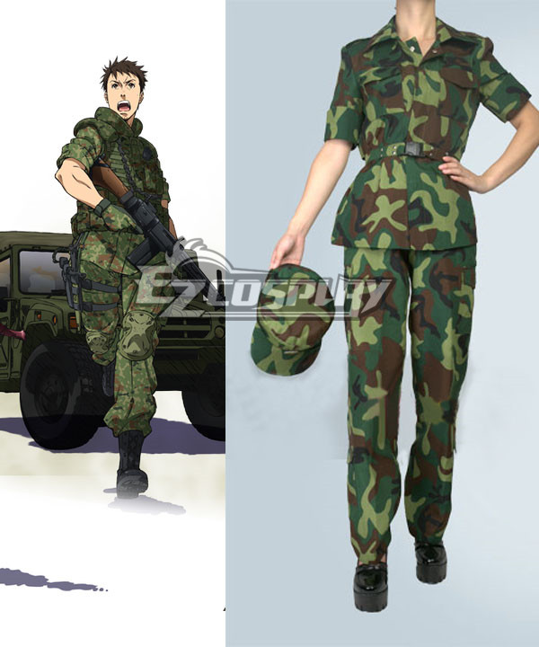 Tor Jieitai Kanochi nite Kaku Tatakaeri Tor So kämpften die JSDF dort Youji Itami Cosplay-Kostüm