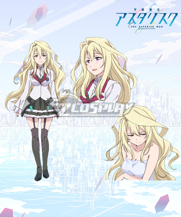 

Gakusen Toshi Asterisk Academy Battle City Asterisk The Asterisk War The Academy City of the Water Claudia Enfield Cosplay Costume