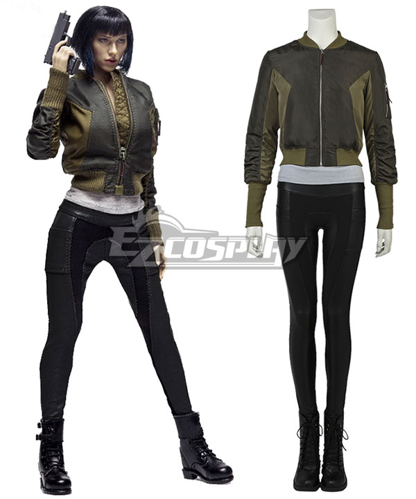 Ghost in the Shell Motoko Kusanagi Cosplay Costume - Including Boots