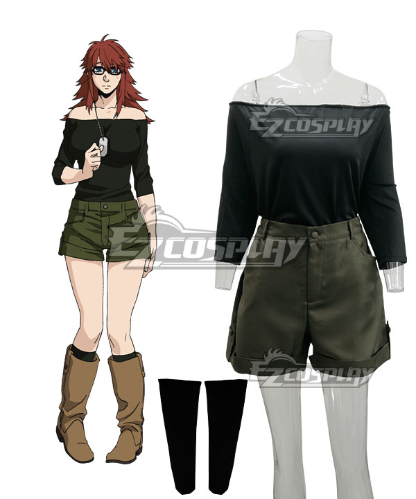 

Gangsta Gyangusuta Ginger Cosplay Costume