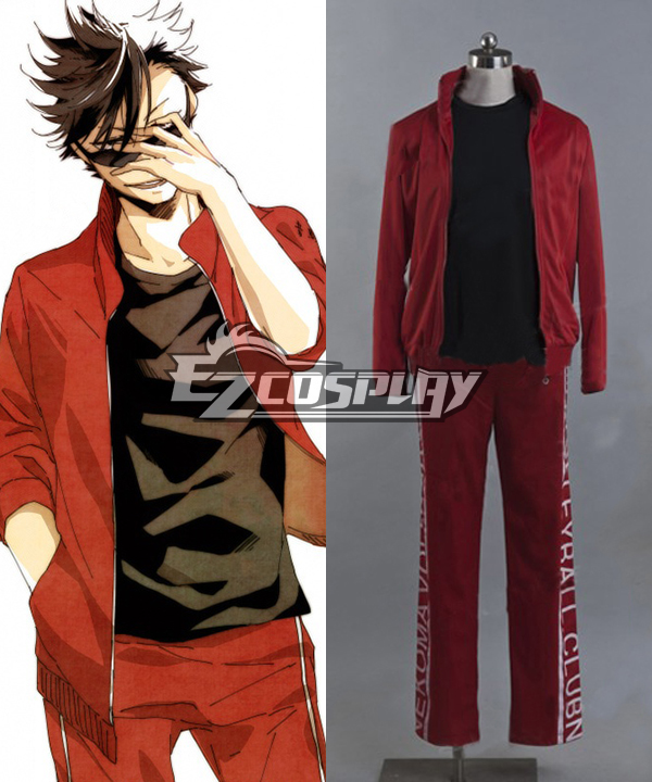 

Haikyu!! Cosplay Volleyball Juvenile Red Sportswear Uniform Costume