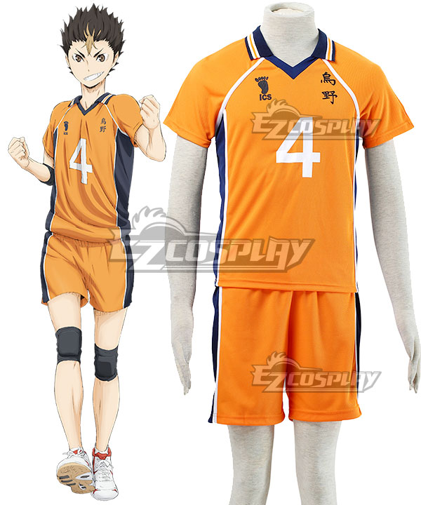 

Haikyu!! Haikyuu!! Karasuno High School Yu Nishinoya Orange Cosplay Costume