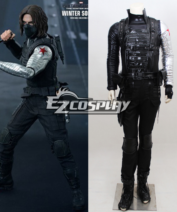

Captain America 2 The Winter Soldier Bucky Barnes Cosplay Costume