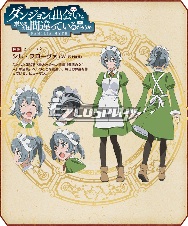 

DanMachi Is It Wrong to Try to Pick Up Girls in a Dungeon Syr Flover Ryu Lion Cosplay Costume