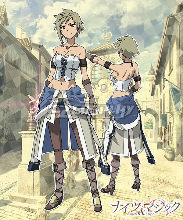 

Knight's & Magic Hellvy Oberi Cosplay Costume