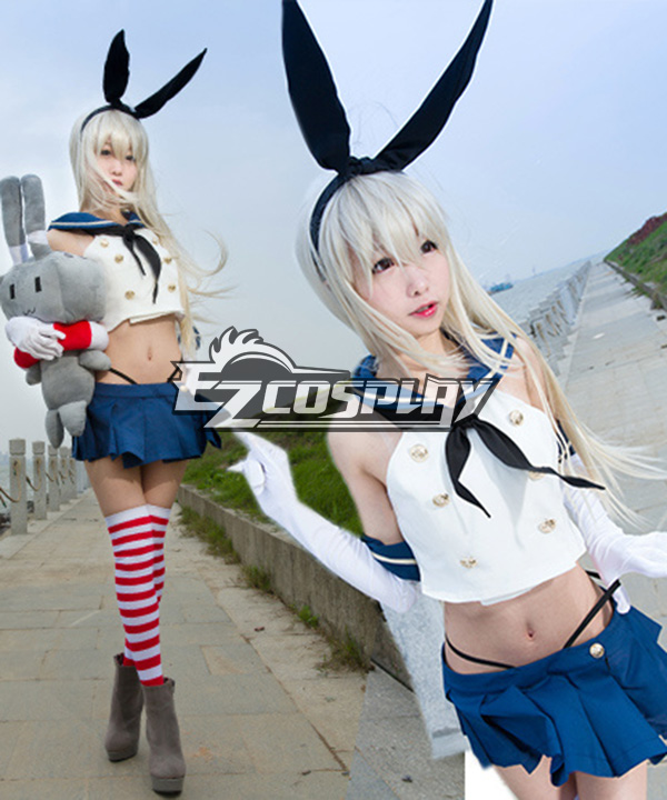 

Kantai Collection Shimakaze Cosplay Costume - Deluxe Version