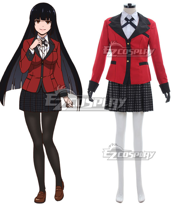 

Kakegurui Compulsive Gambler Yumeko Jabami Cosplay Costume