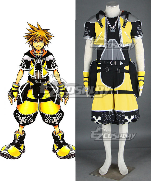Kingdom Hearts Sora Master Form Cosplay Costumes
