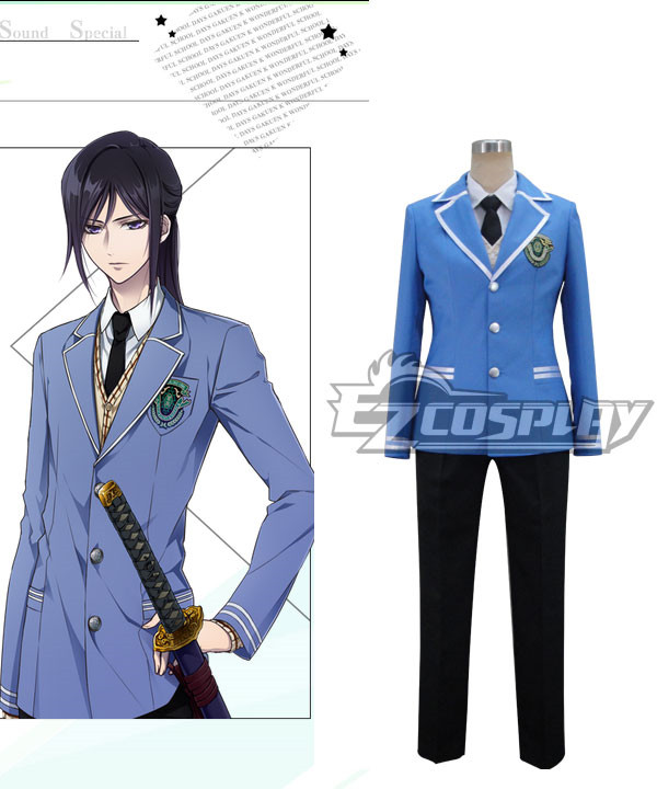 

K-Wonderful School Days Yashiro Isana Kuroh Yatogami Cosplay Uniform Costume