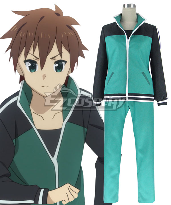 KonoSuba Kazuma Satou Cosplay Costume Full Set Custom Made Any Size