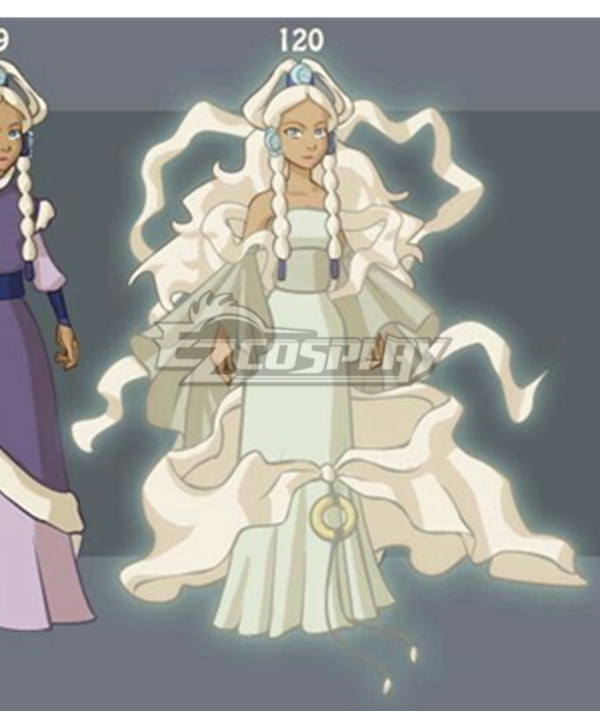 Avatar The Last Airbender Princess Yue Cosplay Costume - 120