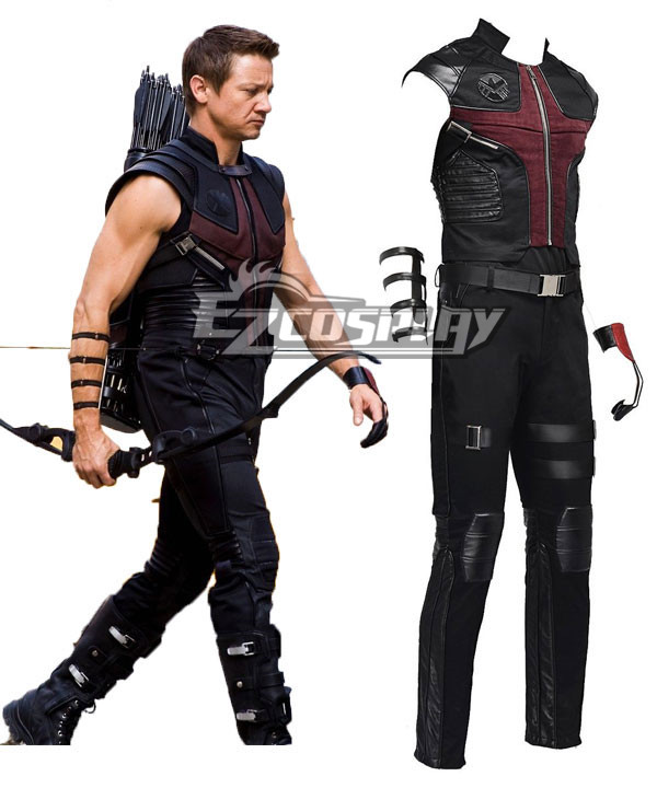 

Marvel The Avengers Hawkeye Clinton Francis Barton Cosplay Costume