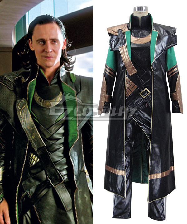 Marvel's The Avengers Loki Whole Set Cosplay Costume