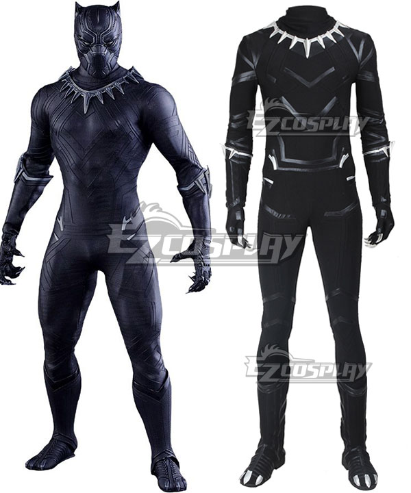 

Marvel Captain America: Civil War Black Panther T'Challa Cosplay Costume - No Boots