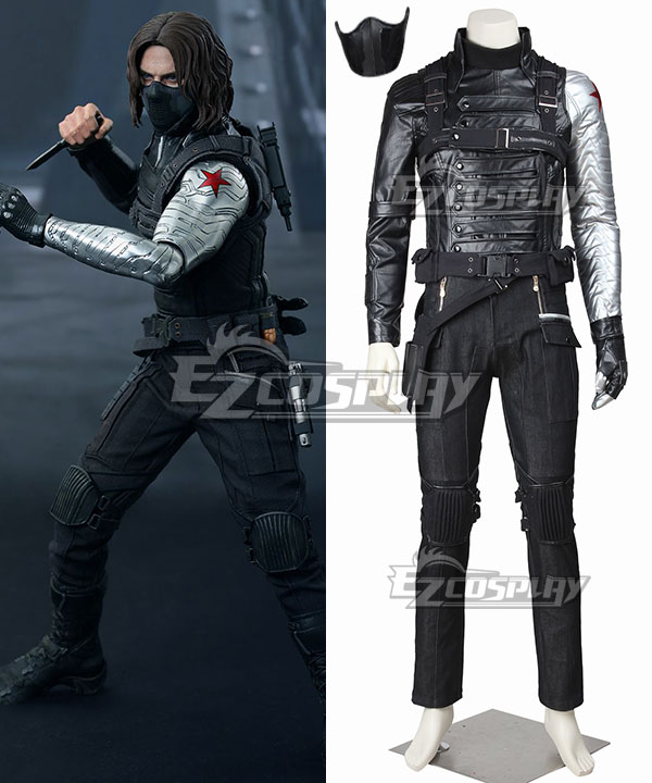 

Marvel Captain America The Winter Soldier James Buchanan Bucky Barnes Cosplay Costume