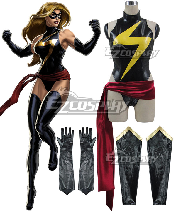 Marvel Avengers Ms. Marvel Carol Danvers Cosplay Costume