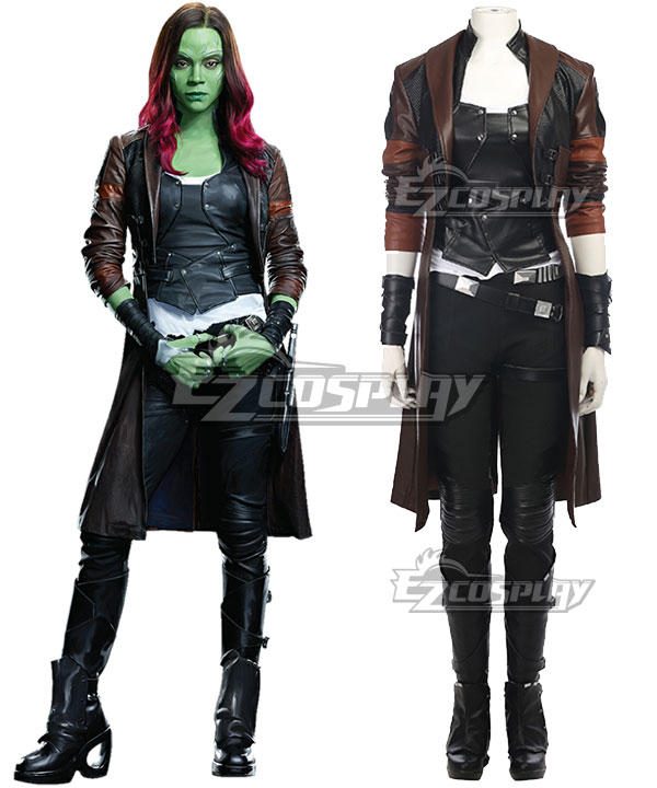Marvel Guardians of the Galaxy Vol. 2 Gamora Cosplay Costume - No Boots