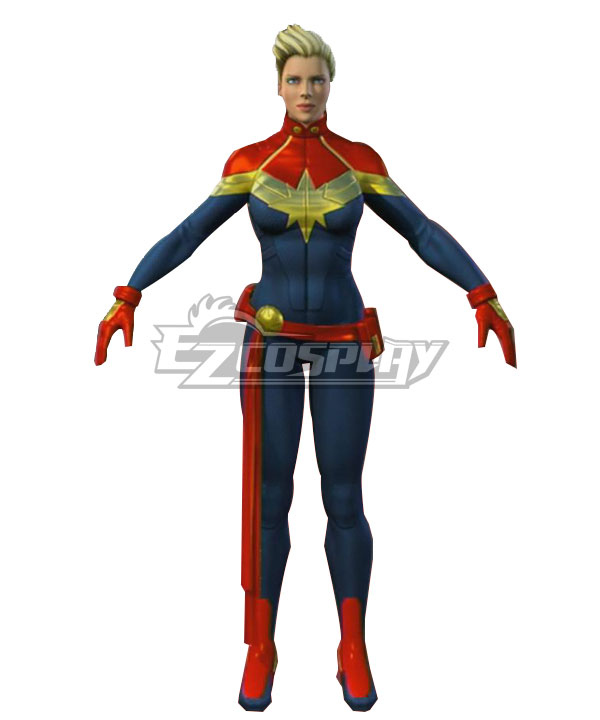 Marvel Captain Marvel Cosplay Costume