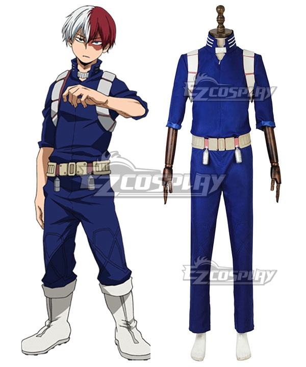 

My Hero Academia Boku No Hero Akademia Shoto Todoroki Battle Suit Cosplay Costume - B Edition